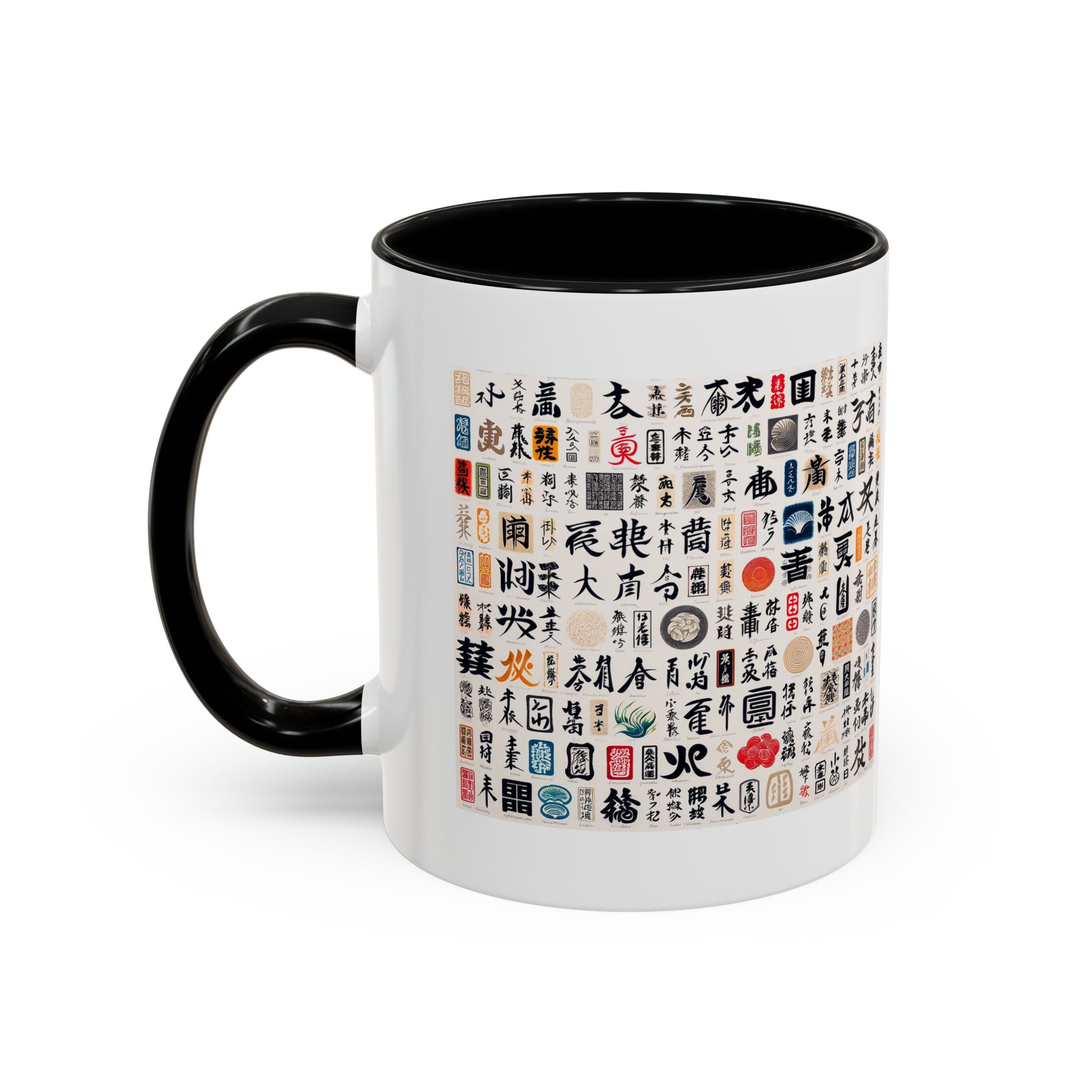 Coffee Mug calligraphy Japan Cup tea lover gift for her cute mug office accessory japan design