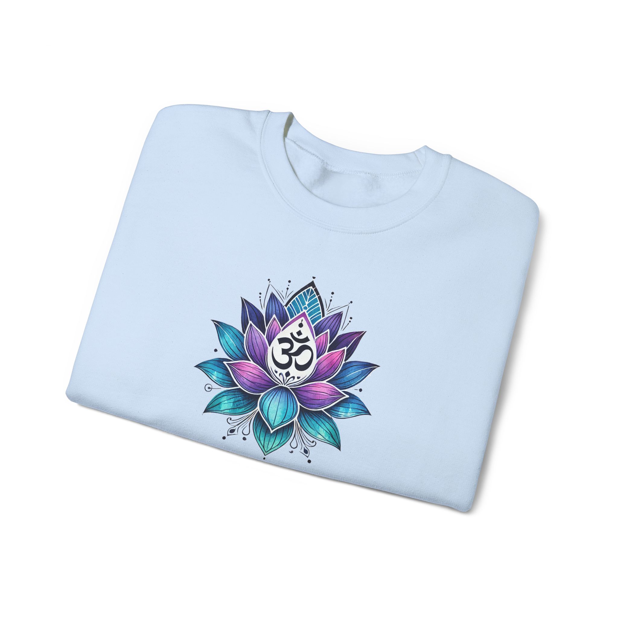 Boho sweattshirt mindfulness graphic sweater lotus flower yoga clothing gift meditation shirt cute apparel comfy outfit unique visual - Image 19