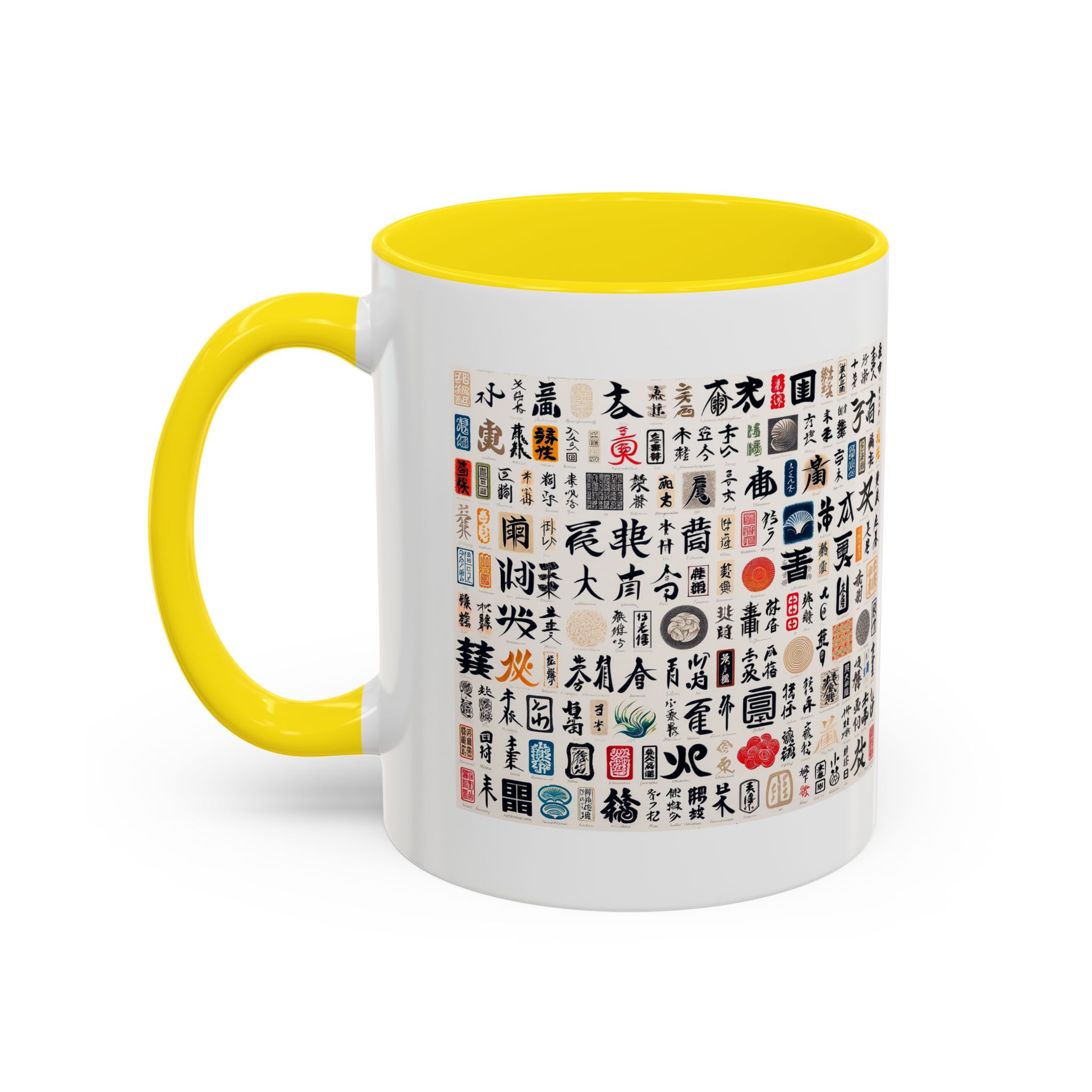 Coffee Mug calligraphy Japan Cup tea lover gift for her cute mug office accessory japan design - Imagen 50