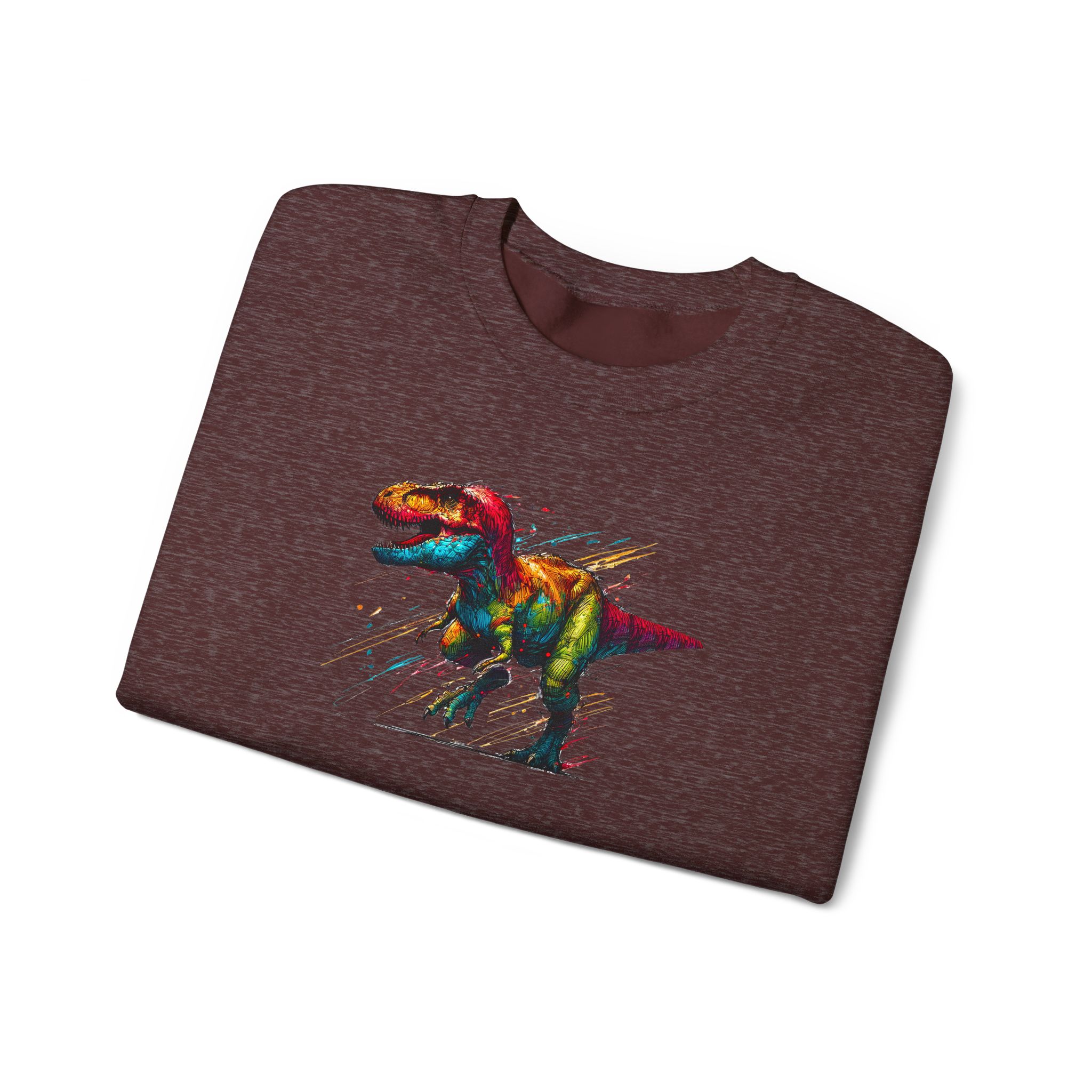 Jurassic sweatshirt – Dino sweatshirt – Triceratops sweater dinosaur print - Image 7