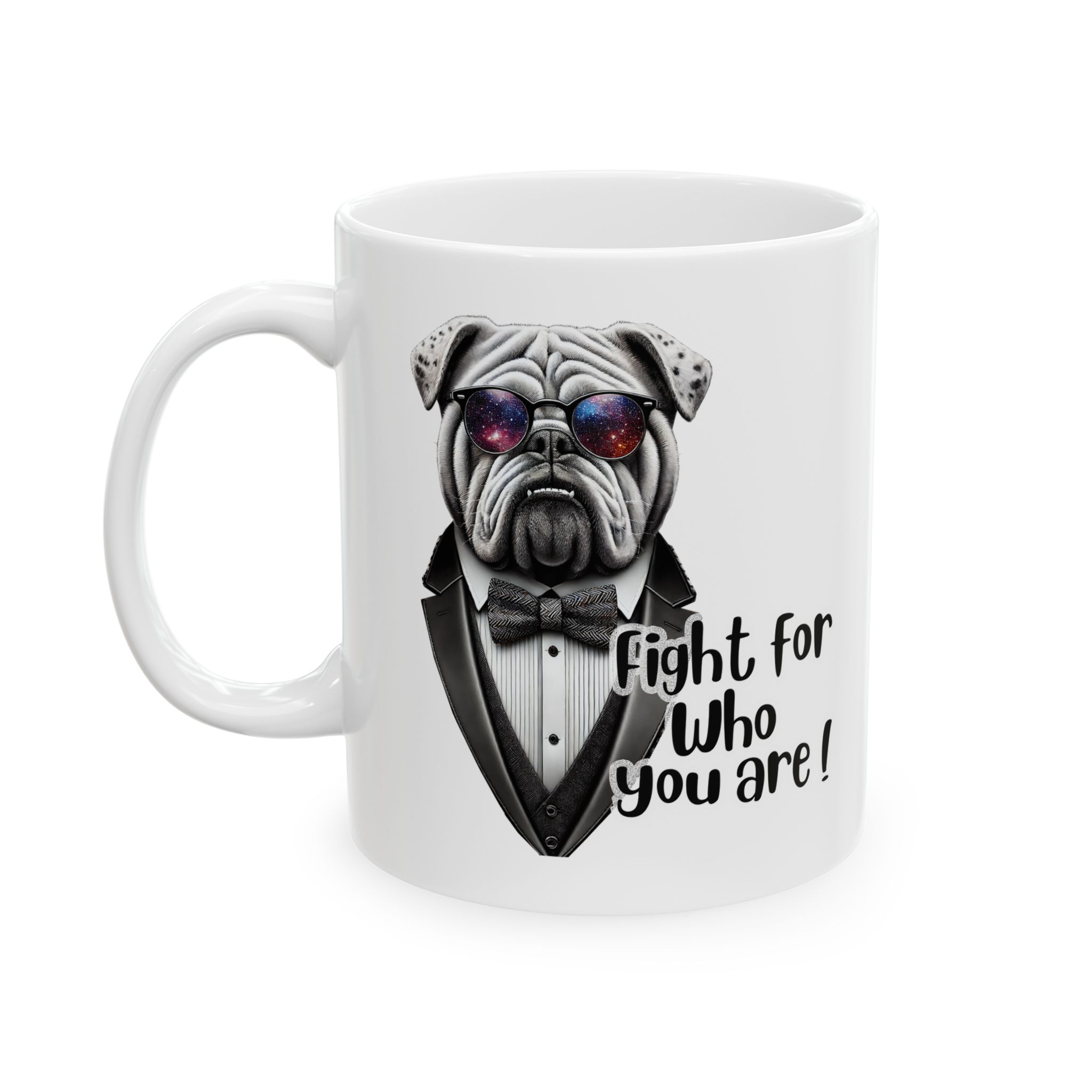 Coffee mug funny self confidence gift for her cute cup tea lover cool boho mug office accessory motivational design bulldog – Image 2