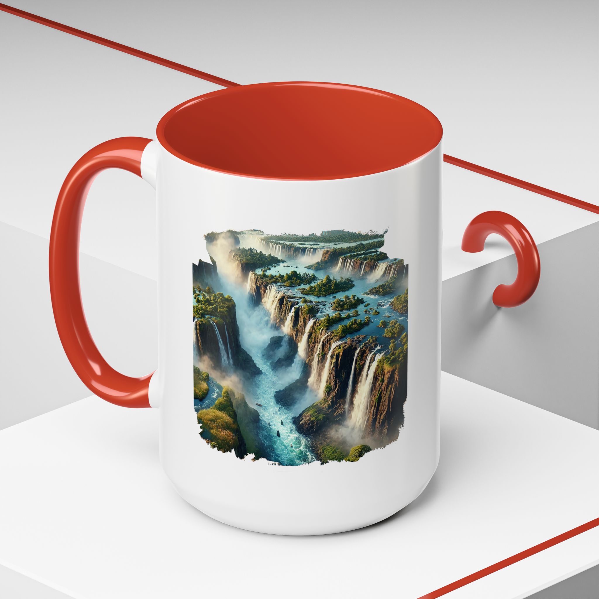 Tea mug Landscape Brazil office mug nature Iguazu & igacu print boho gift coffee accessory unique cup vintage - Image 32