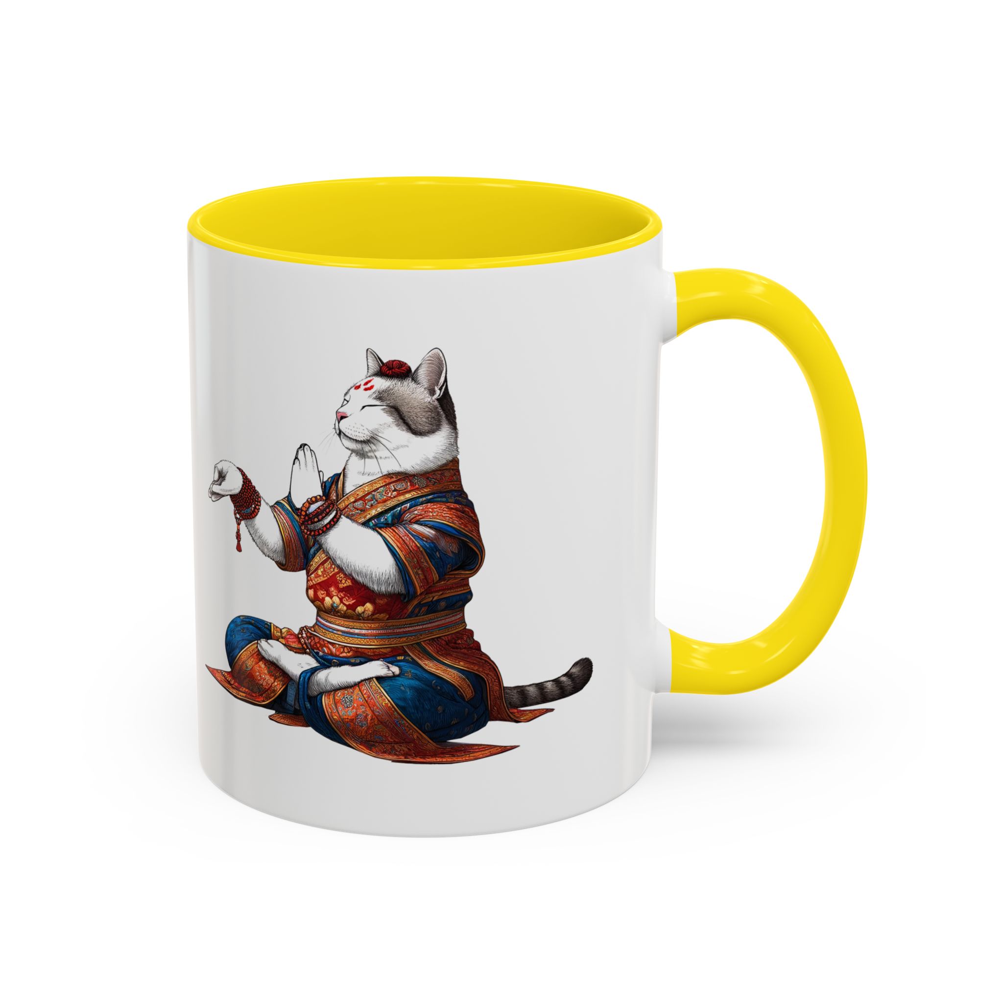 Office Mug cat lover yoga gift for mom Tea cup coffee Mug meditation accessory mindfulness pet design - Image 49